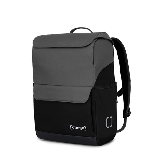 Otinga Flip Move 2-in-1 Rucksack-Radtasche in Graphit Schwarz mit klarem, urbanem Design