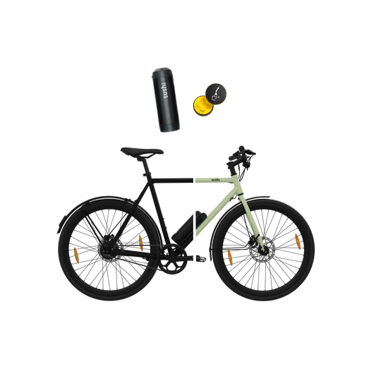E-Bike Maki 3.0+ im Long Distance Bundle mit Zusatzakku und Beeline Velo 2 Fahrradnavi