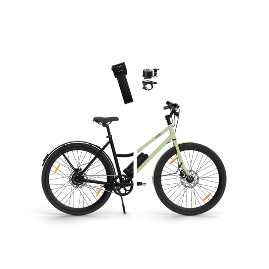 E-Bike California Roll 3.0+ im Safety Bundle mit ABUS Faltschloss und Airbell-Klingel