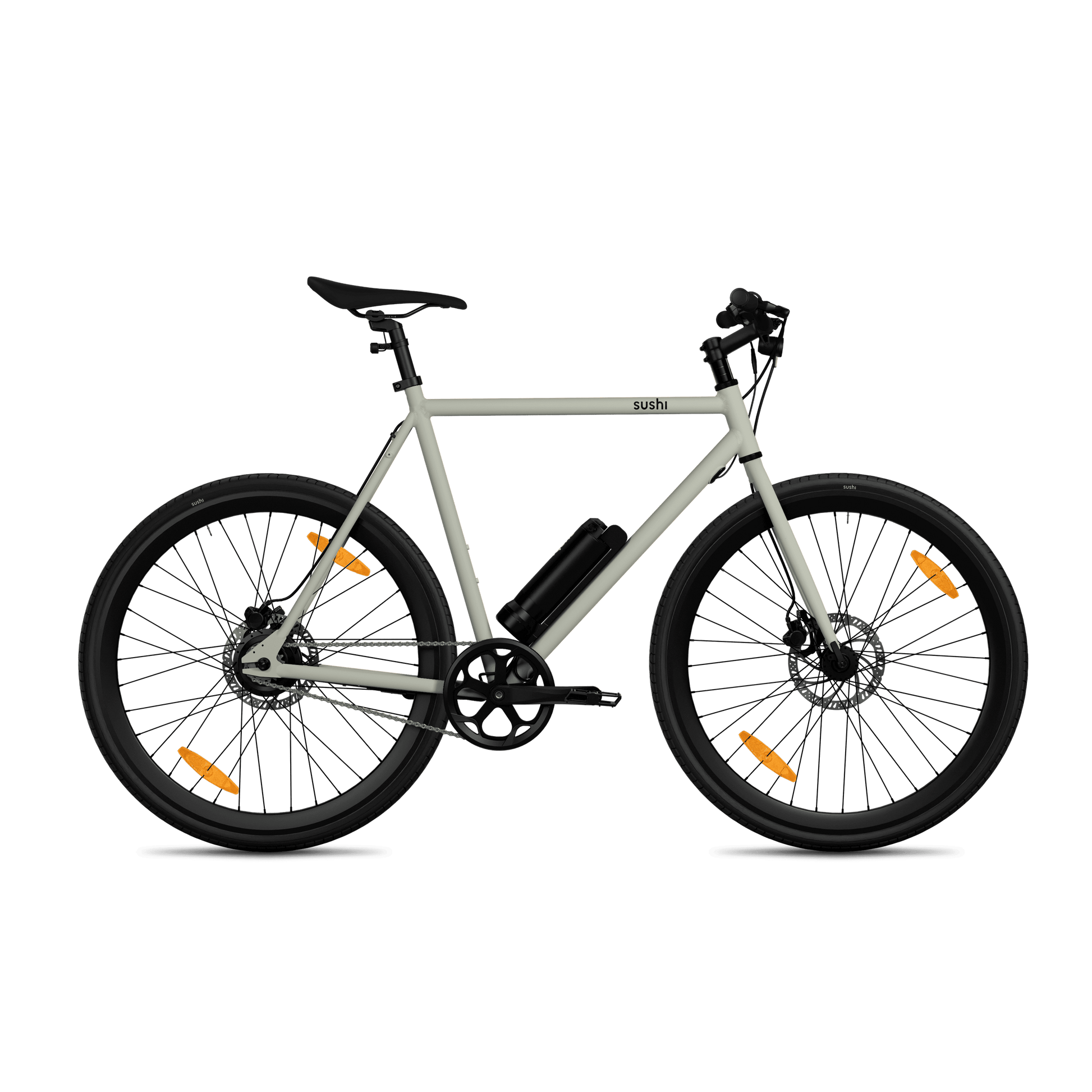 Seitenansicht vom B-Ware E-Bike Maki 3.0 in Grau in der Größe L
