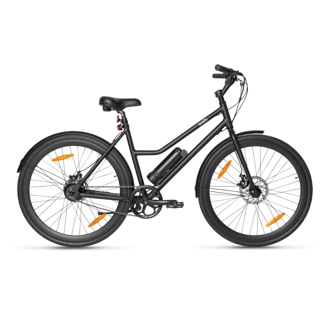 Sushi Bike California Roll Plus in schwarz von der Seite