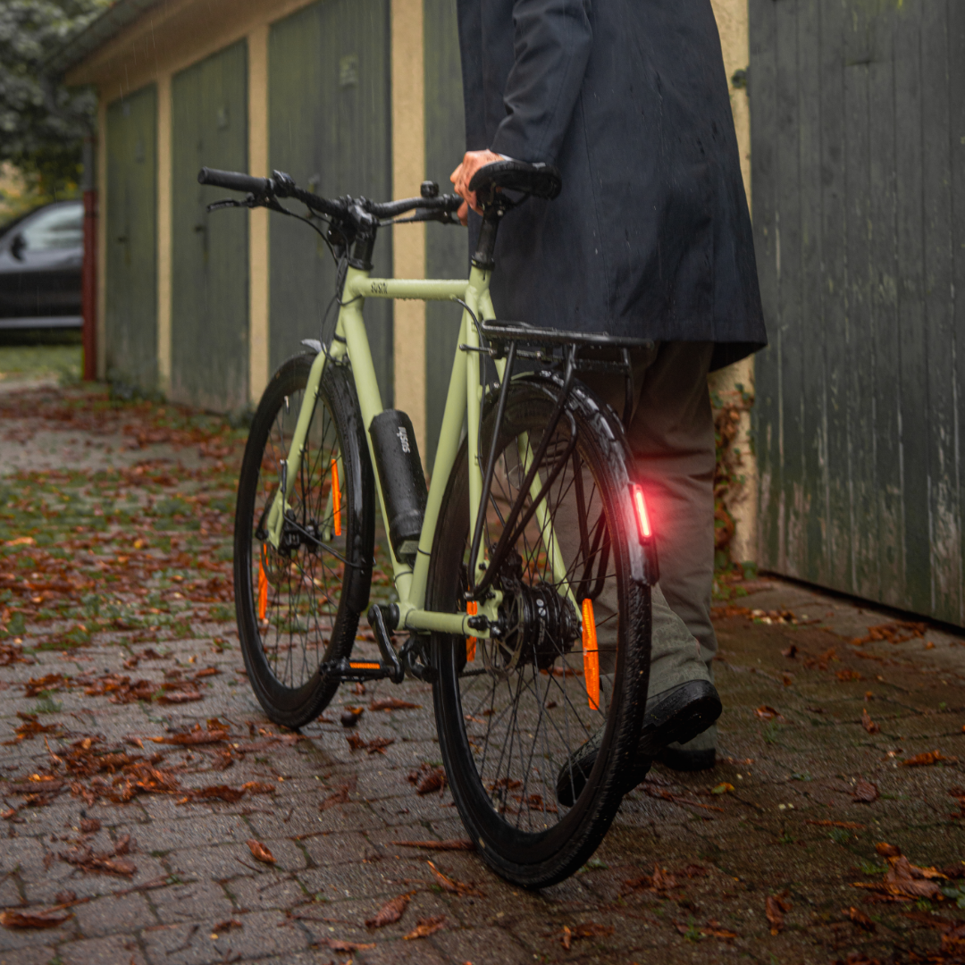 SUSHI BIKE bei Regen — E-Bike ganzjährig nutzbar