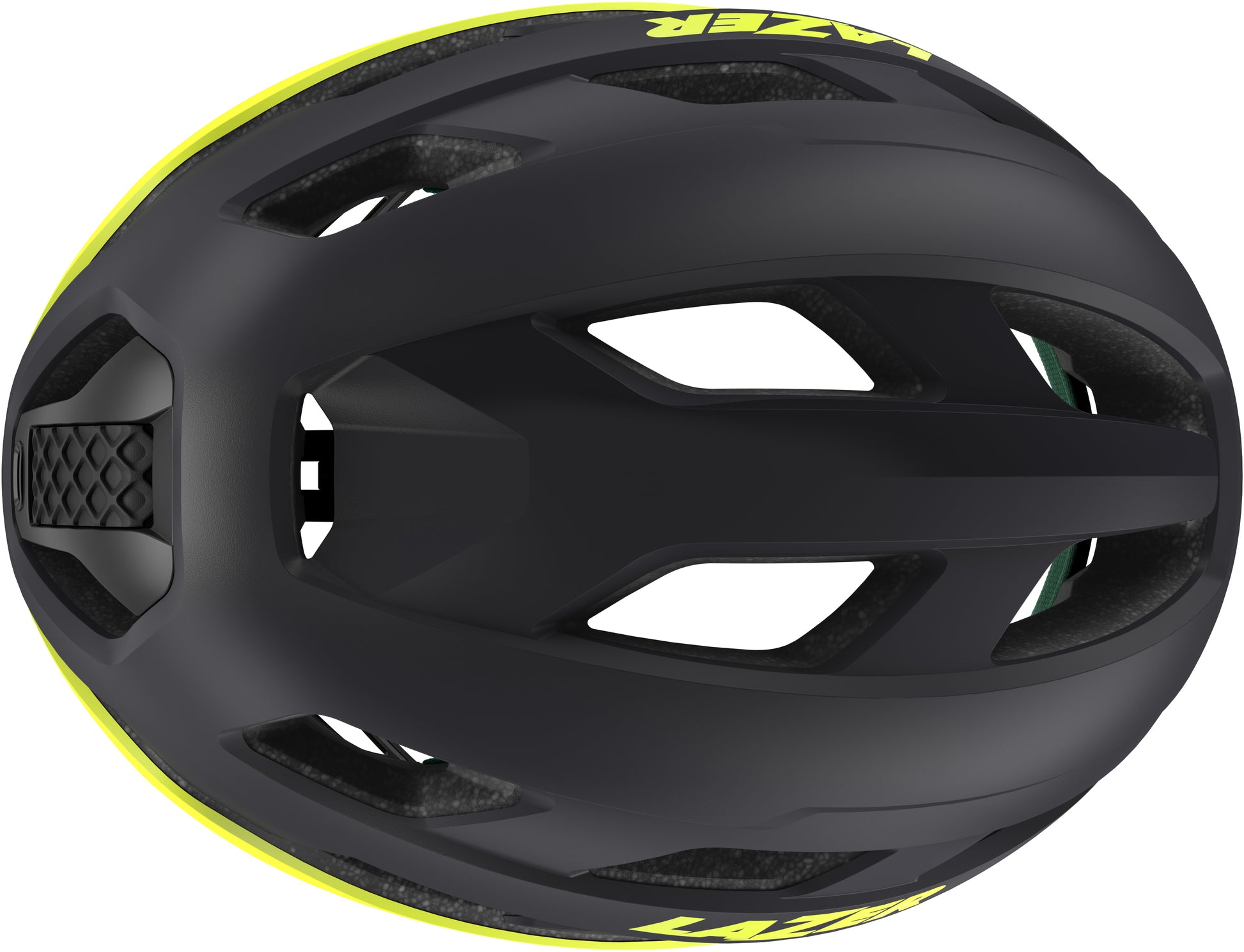 Lazer Strada KinetiCore von oben, aerodynamisches Design mit integrierten Belüftungsschlitzen