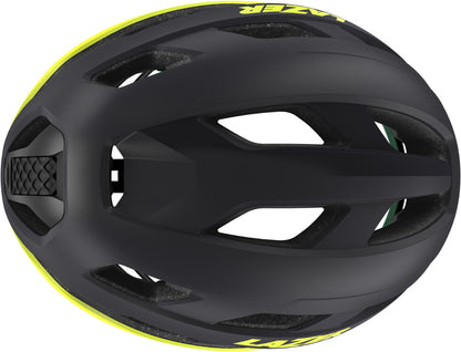 Lazer Strada KinetiCore von oben, aerodynamisches Design mit integrierten Belüftungsschlitzen