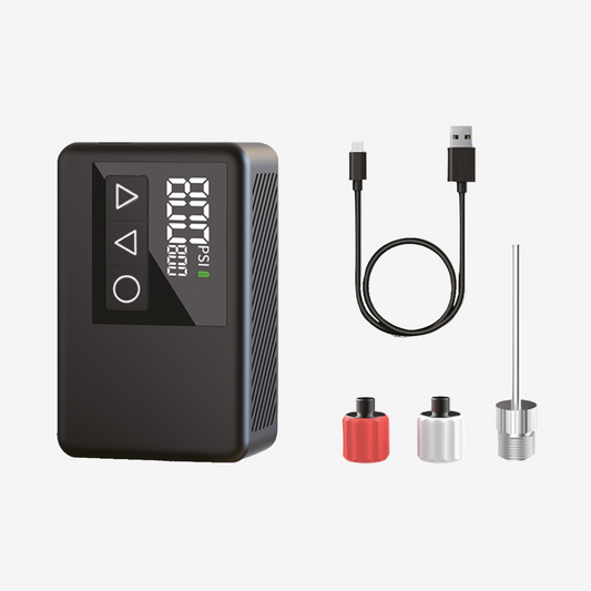 Lieferumfang der elektrischen Mini Fahrradpumpe