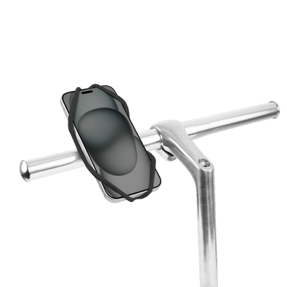 BONE Handyhalterung Bike Tie 5 am Fahrradlenker montiert von vorne