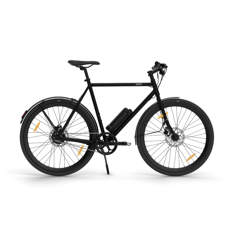 SUSHI BIKE Maki 3.0 mit herausnehmbarem Akku — einfacher Diebstahlschutz