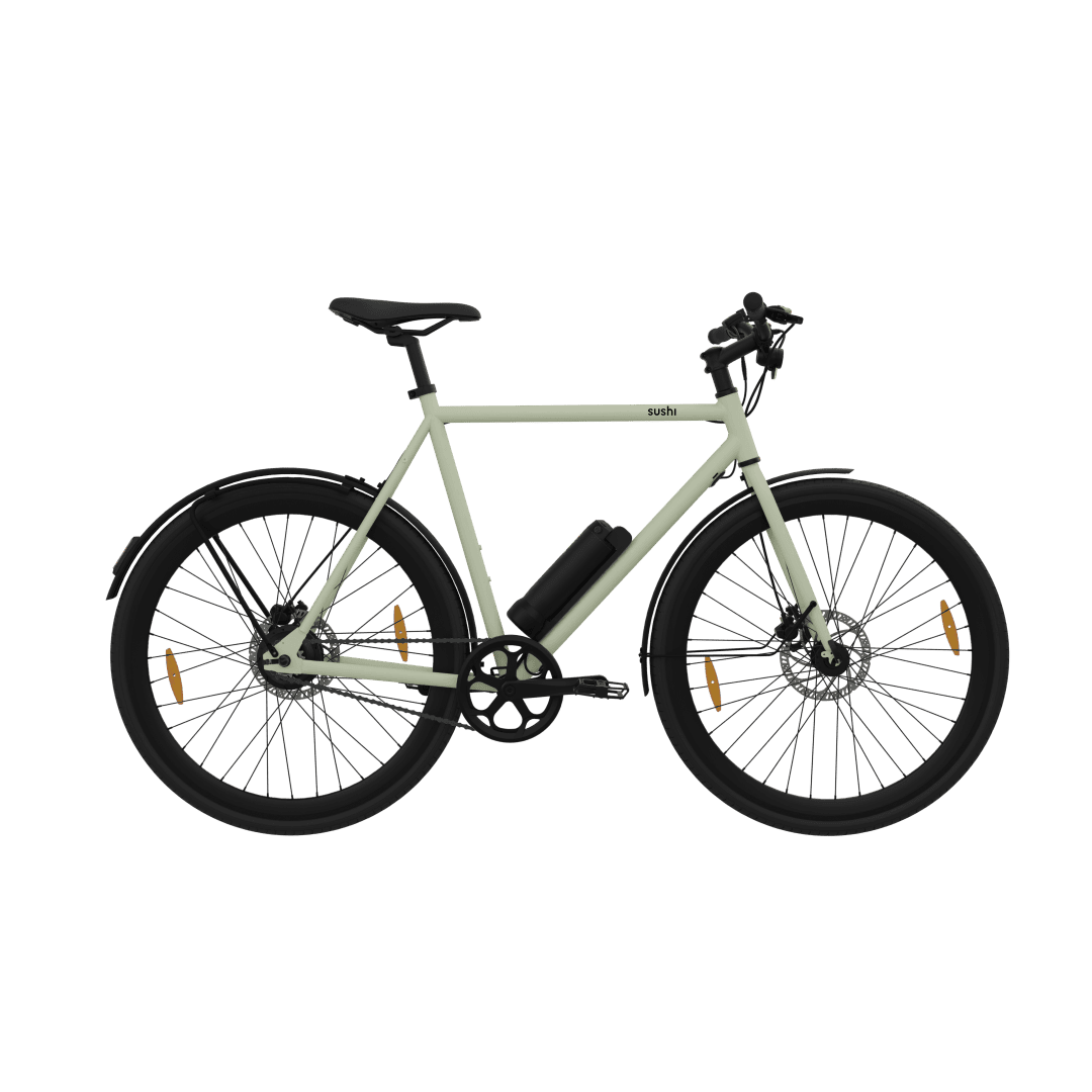 SUSHI BIKE Maki 3.0+ in Matcha — E-Bike Mythen widerlegt