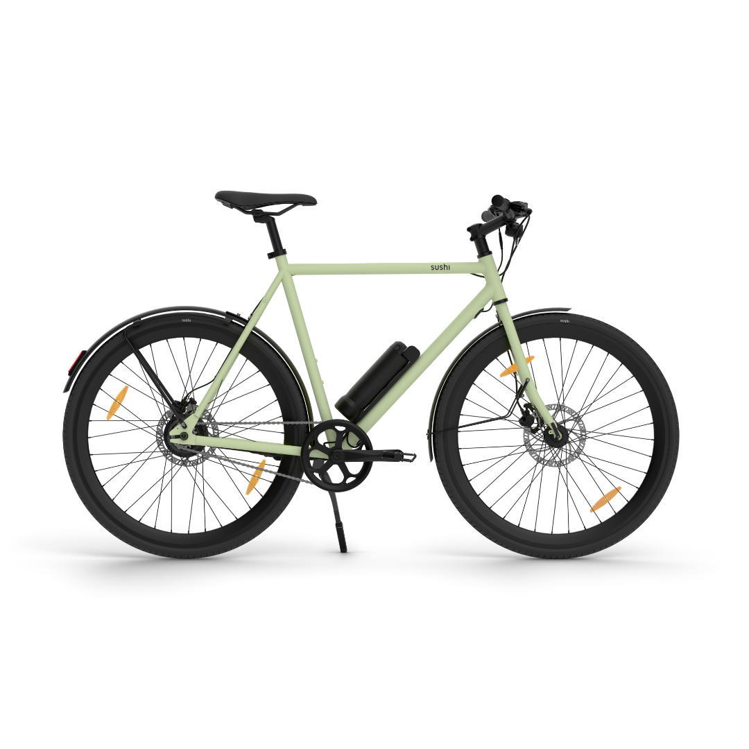 Maki 3.0+ Lava: LCD-Display mit Kipp-Mechanismus zur Steuerung der Unterstützungsstufe, Anzeige von Tempo und Akkustand