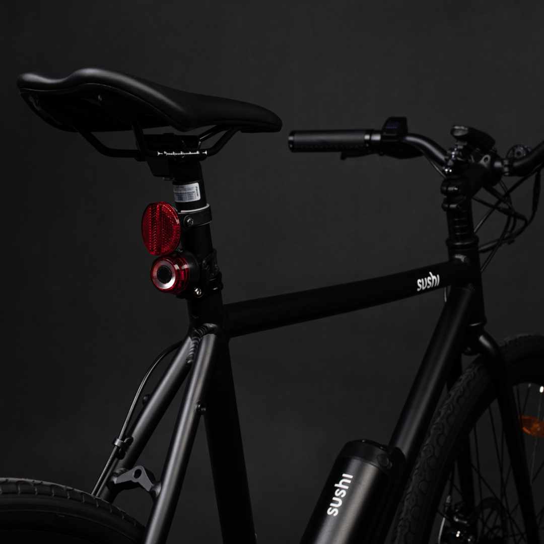 Fahrrad Sattel schwarz, Komfort | SUSHI BIKES
